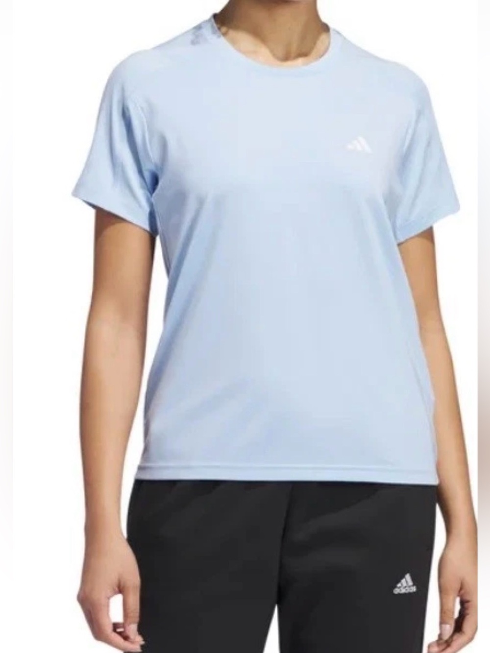Adidas women’s active tee t-shirt blue size Large new